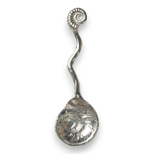 Ammonite Fossil - Pewter Spoon