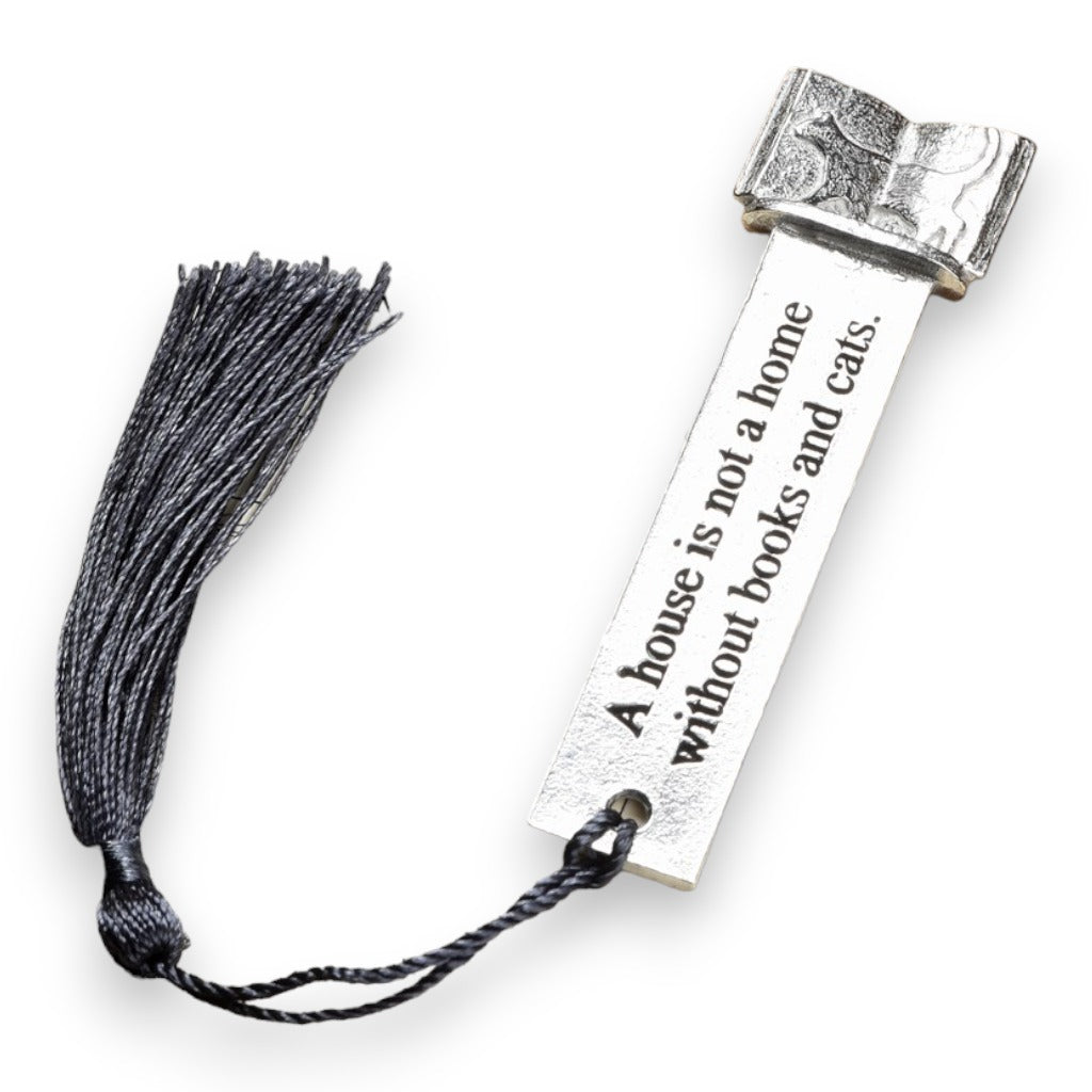 Pewter Bookmark - Cat