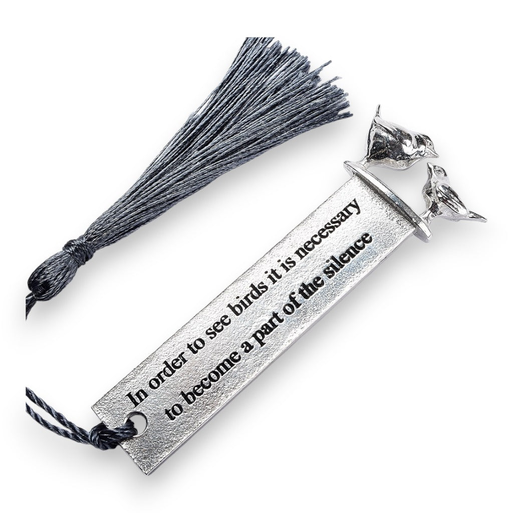 Pewter Bookmark - Birdwatching