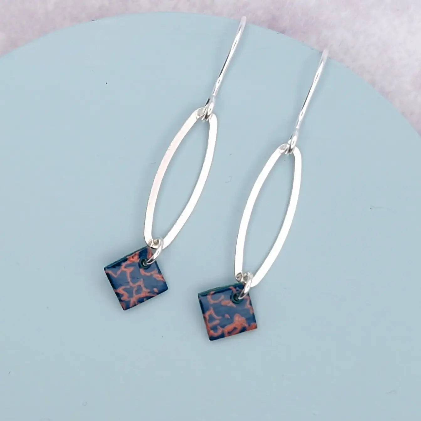 Square Droplet Earrings