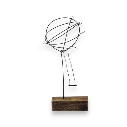 Swing - Wood/metal sculpture