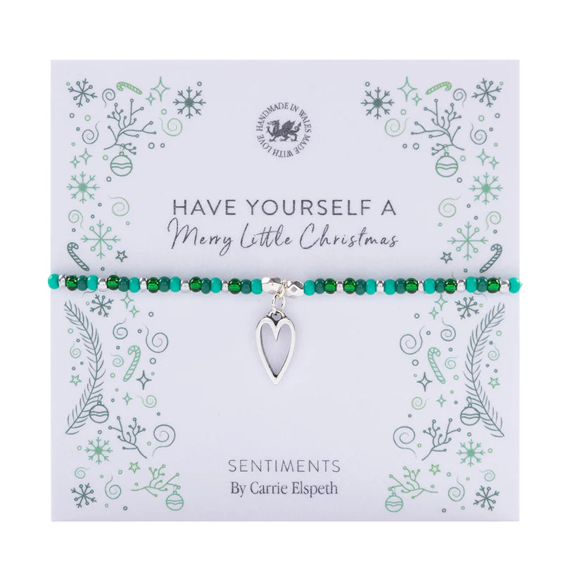 Sentiment Bracelet - "Have Yourself a Merry Little Christmas"