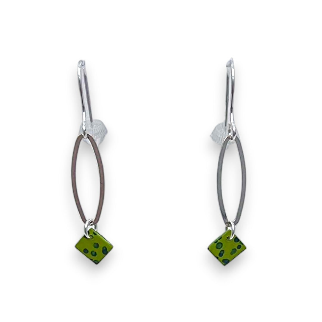 Square Droplet Earrings