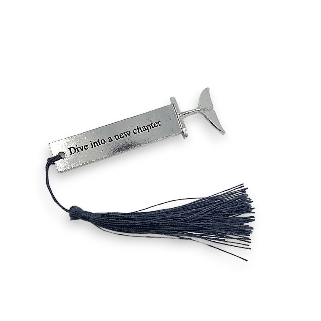 Pewter Bookmark - Dive Into a New Chapter – Ebbing Tide