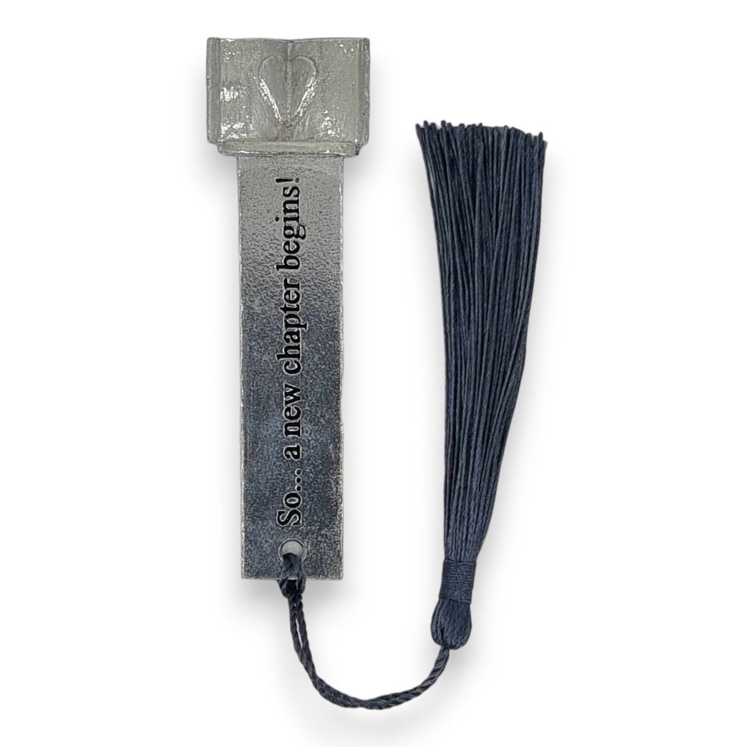 Pewter Bookmark - So... A New Chapter Begins