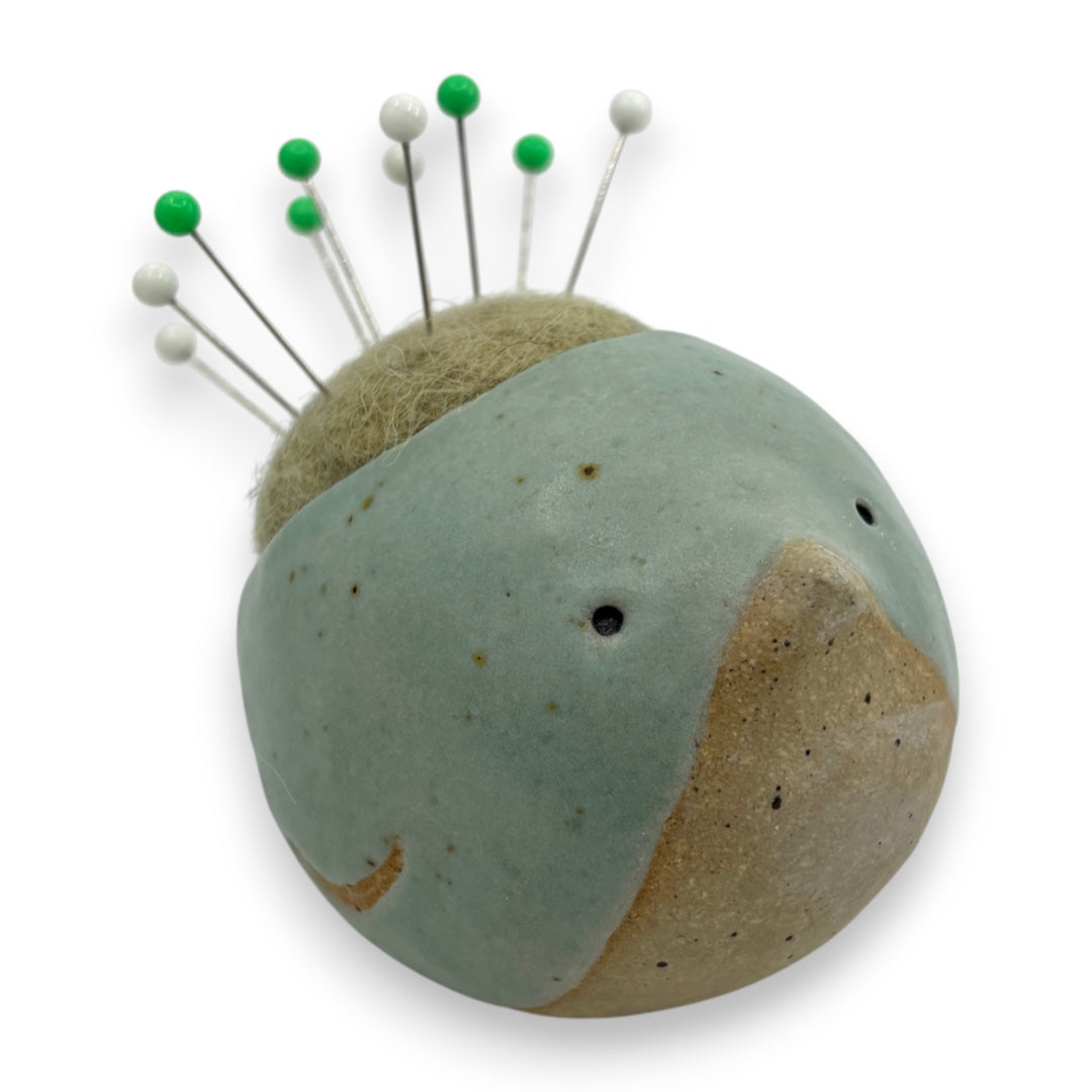 Pin Cushion Bird - Large - Green