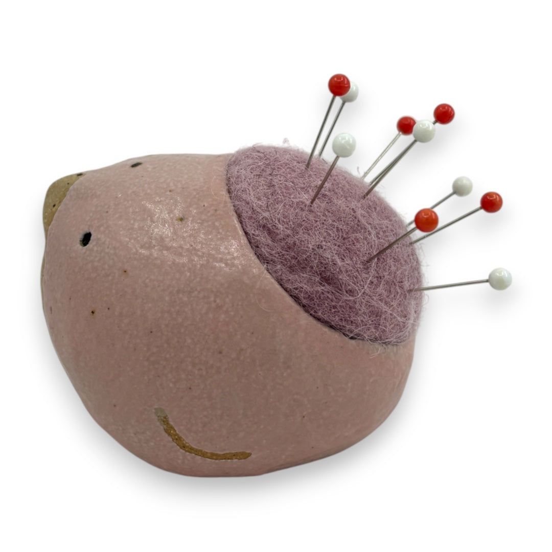 Pin Cushion Bird - Large - Pink