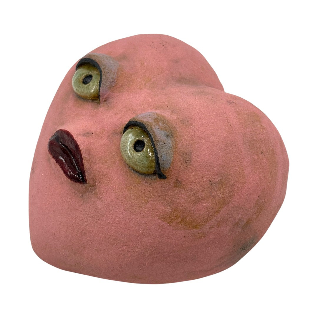 Heart - Pink - Red Lips - Ceramics