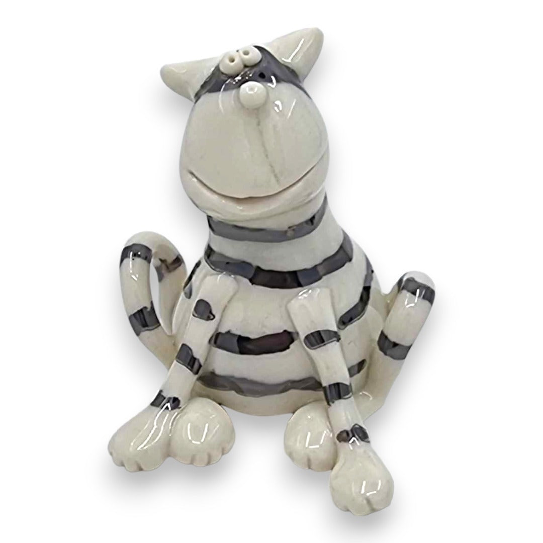 Cat - Stripy Black Sitting