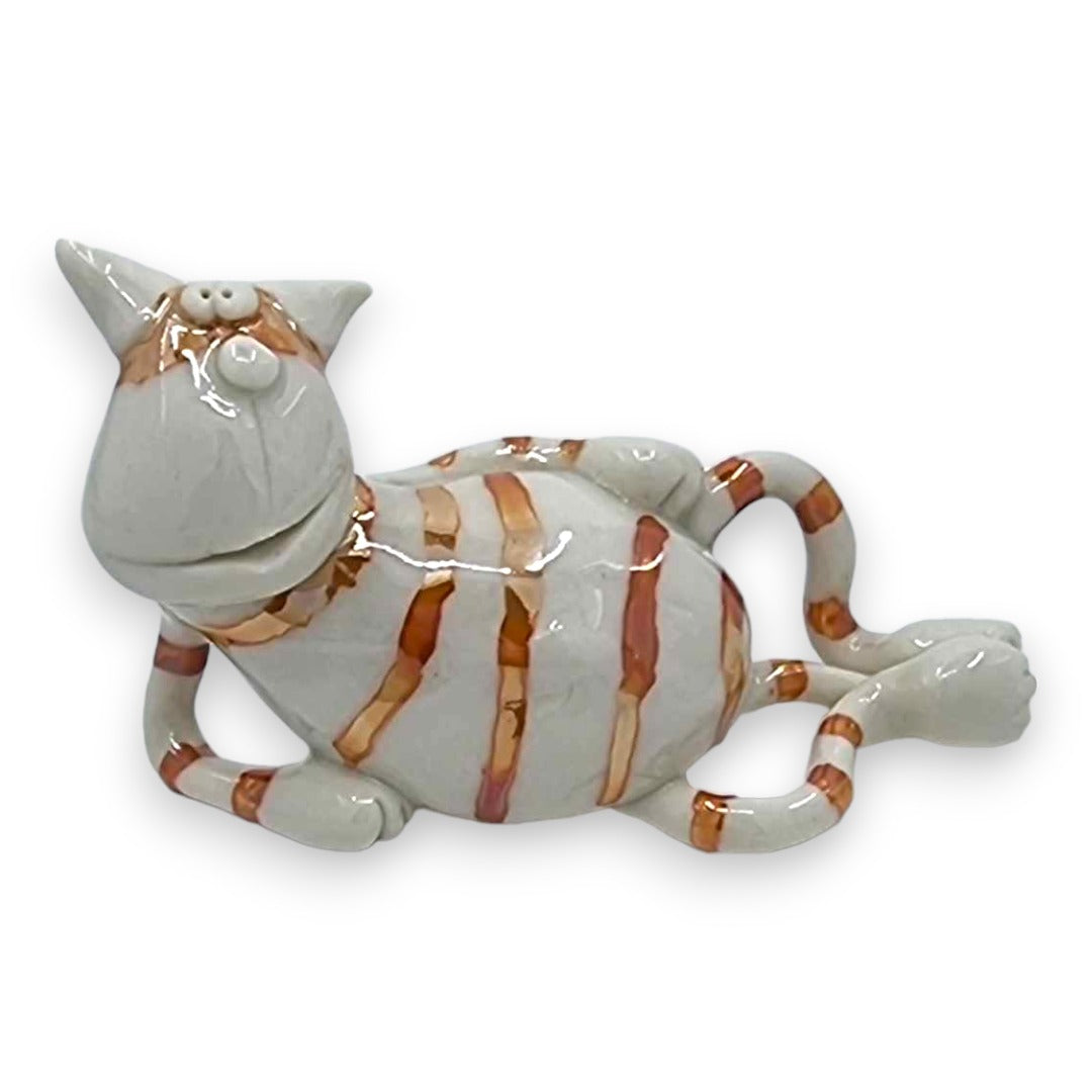 Cat - Stripy Ginger Laying