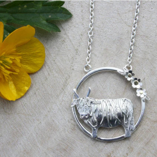 Highland Cow Ring - Necklace