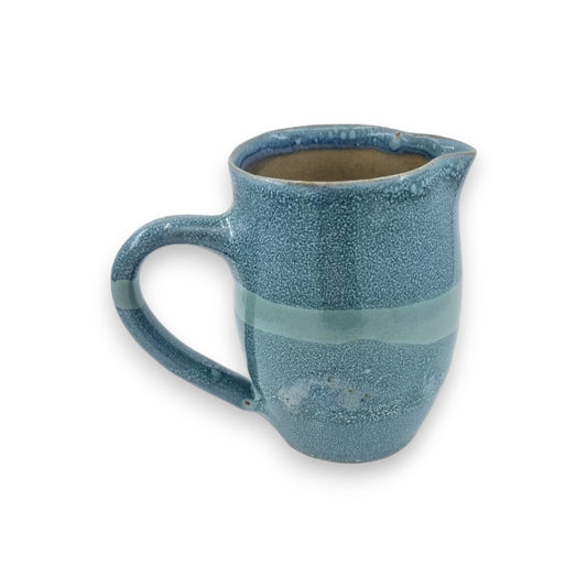 Jug - Small - Blue with Turquoise Stripe