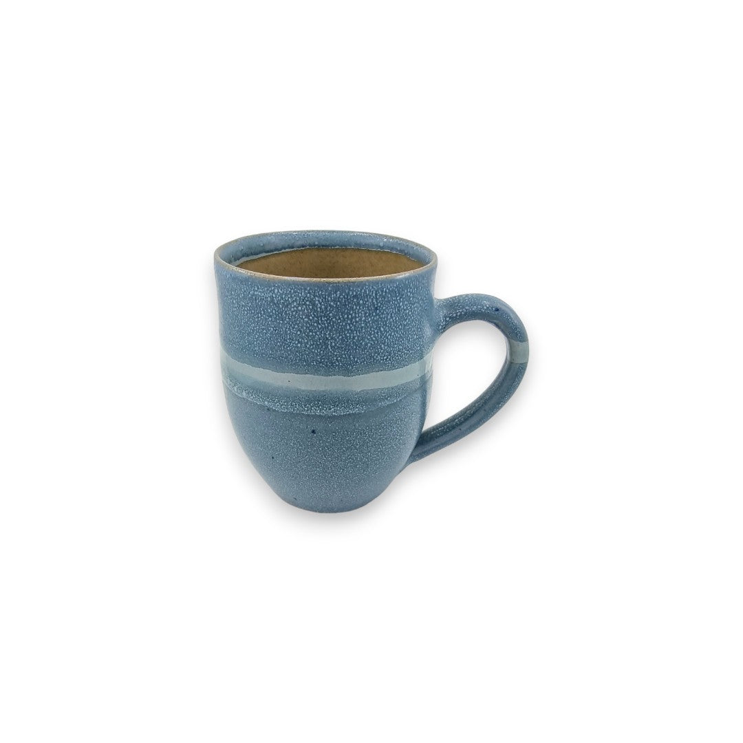 Mug - Small - Blue & Turquoise Stripe
