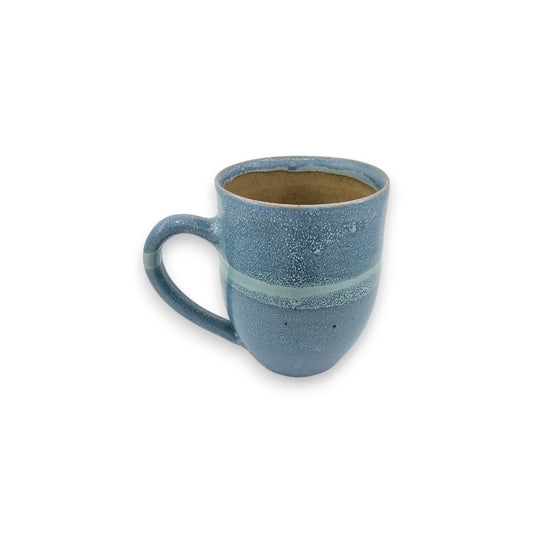 Mug - Small  - Blue & Turquoise Stripe