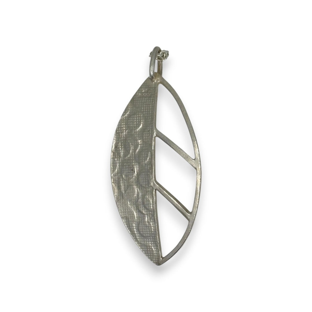 Leaf Style Silver Pendant