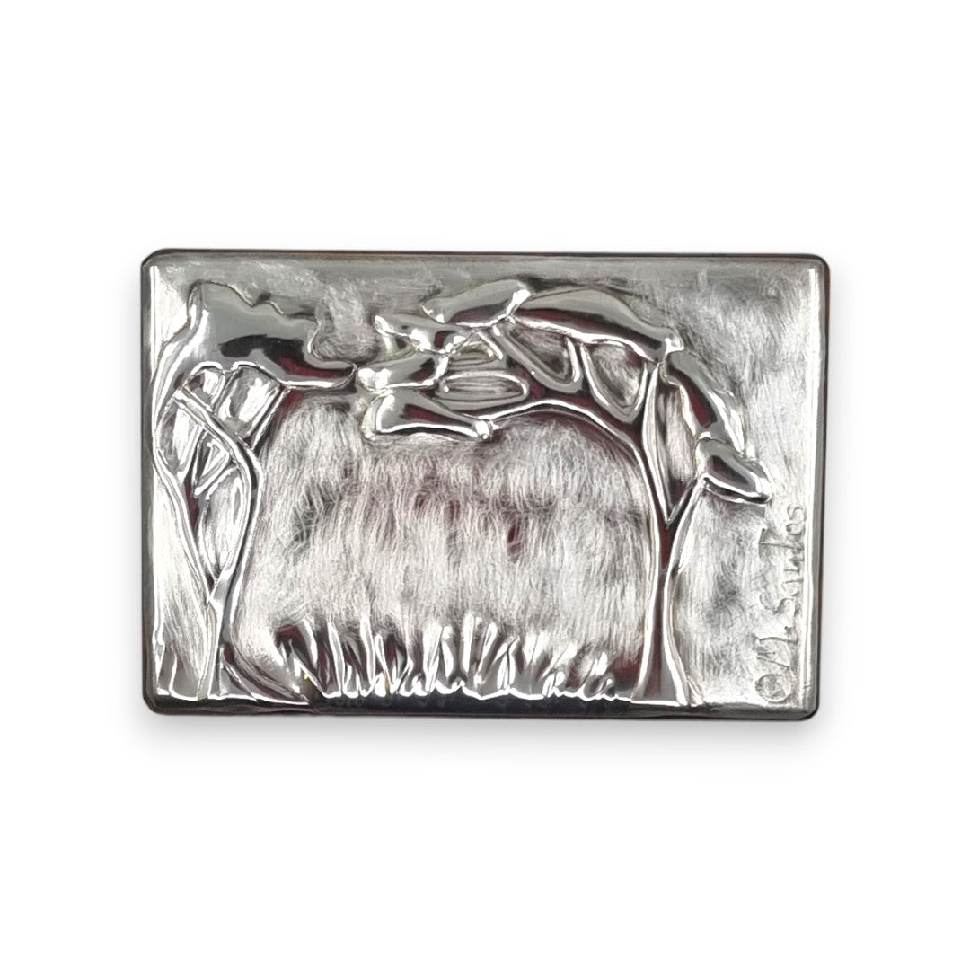 Two Trees (2 Section - Small) - Wood and Pewter Box
