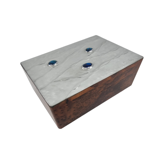 Rippling Water (2 section) - Wood and Pewter Box