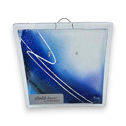 Glass Hanging - Small Curved Square