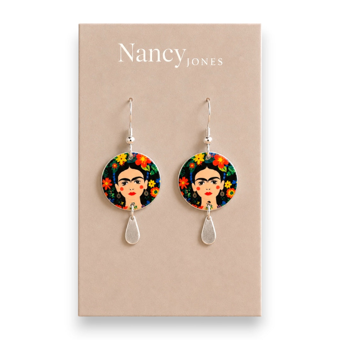 Black Kahlo - Drop Earrings