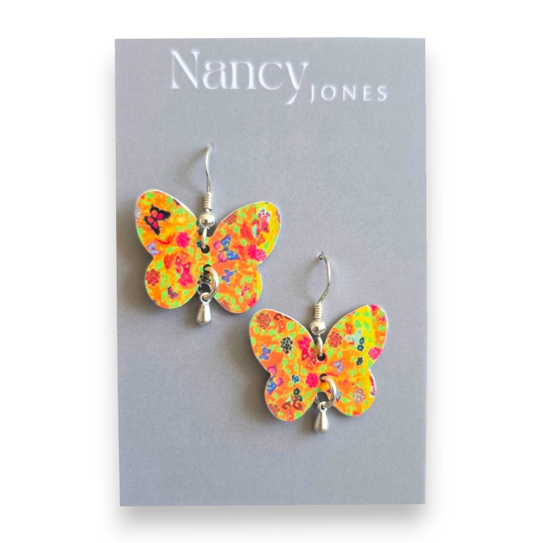 Oriental Butterflies - Drop Earrings