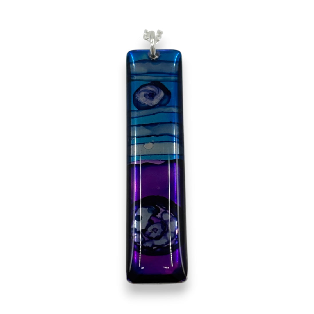 Inky Pendant - Pink & Blue