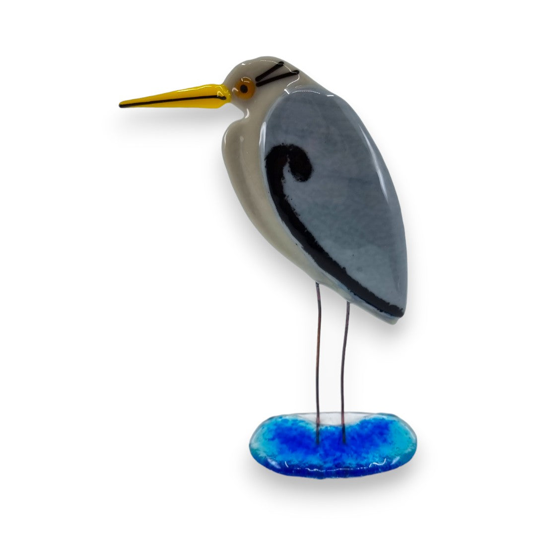 Heron - Fused Glass