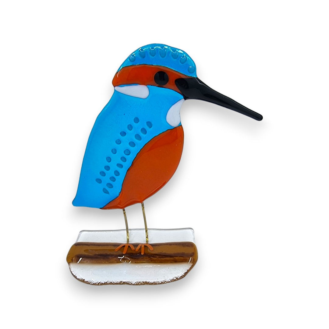Kingfisher - Fused Glass