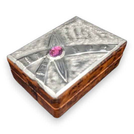 Star (2 section) - Wood and Pewter Box