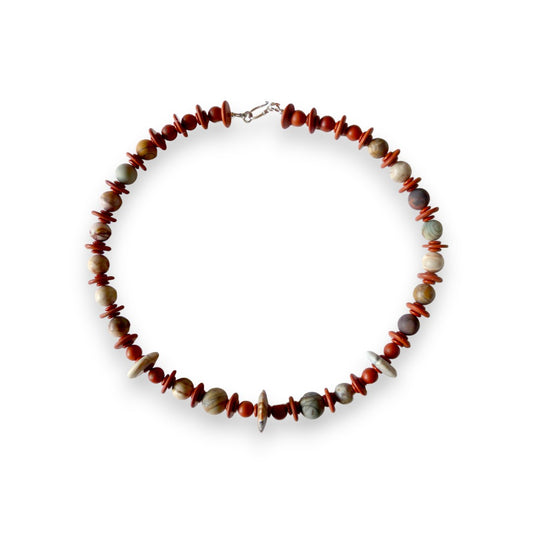 Jaspers-Red / Cherry Creek - Necklace