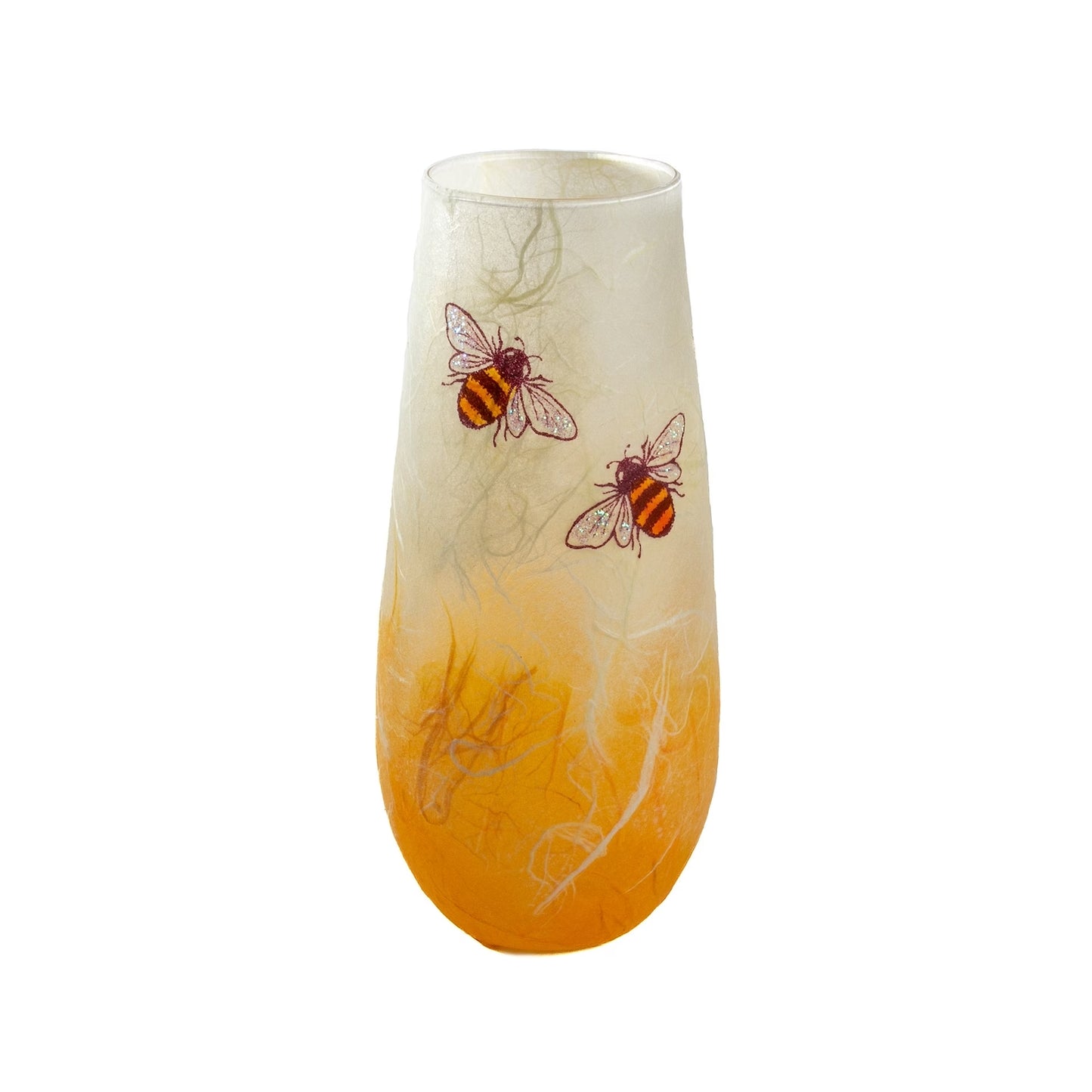 Bees - Strawsilk Glass