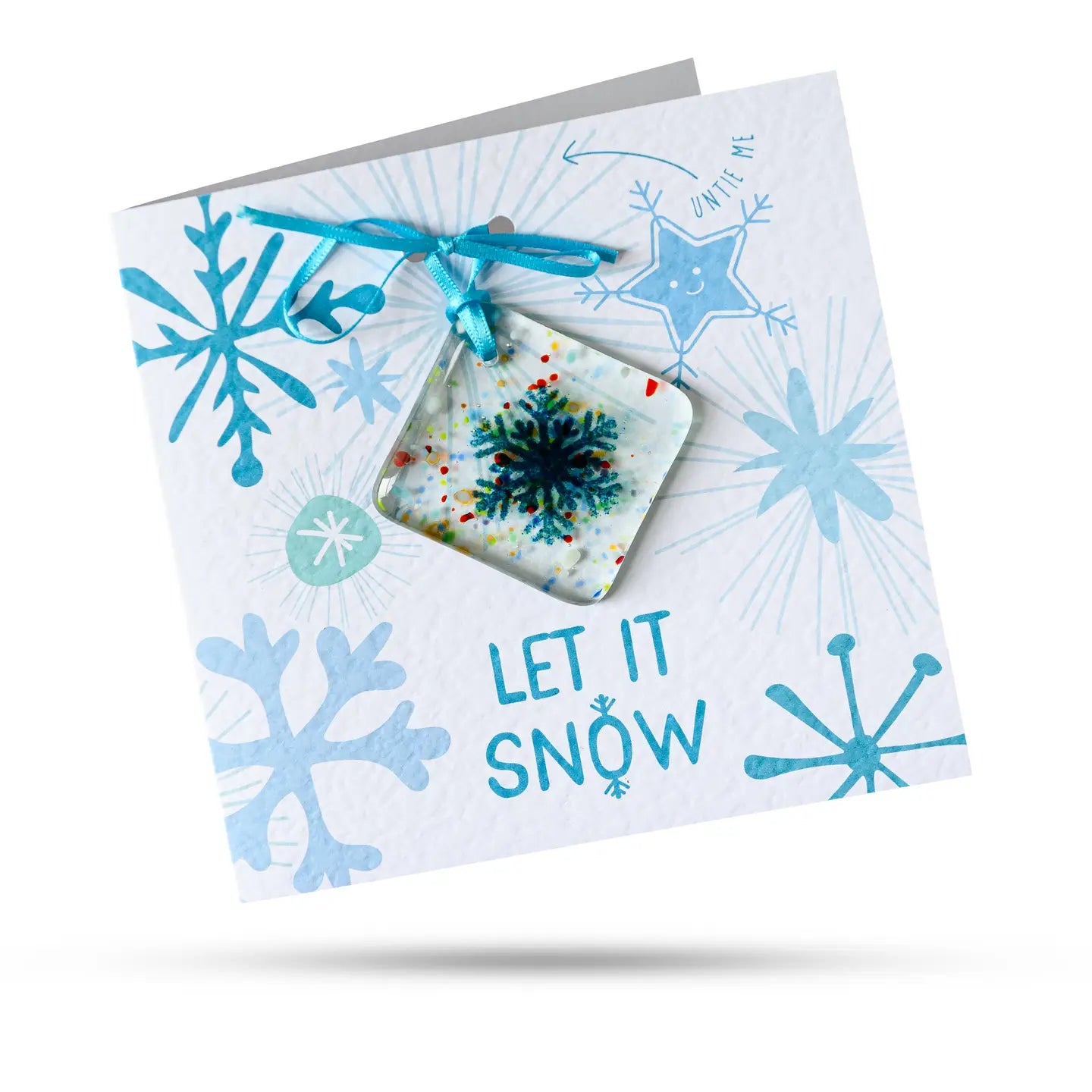 DB - Let It Snow Charm Card - Christmas