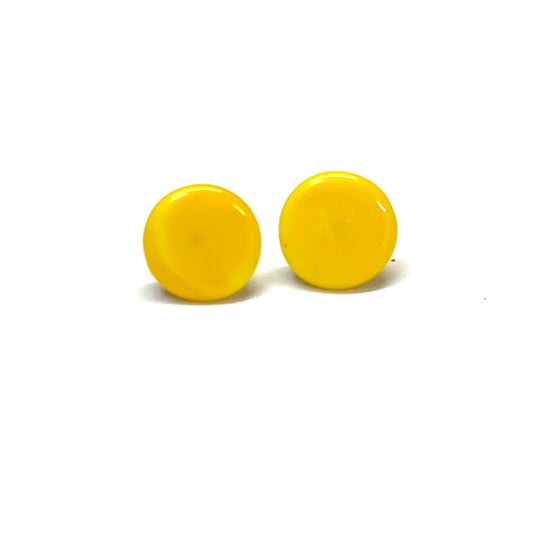 Pastille Stud Earrings - Daffodil