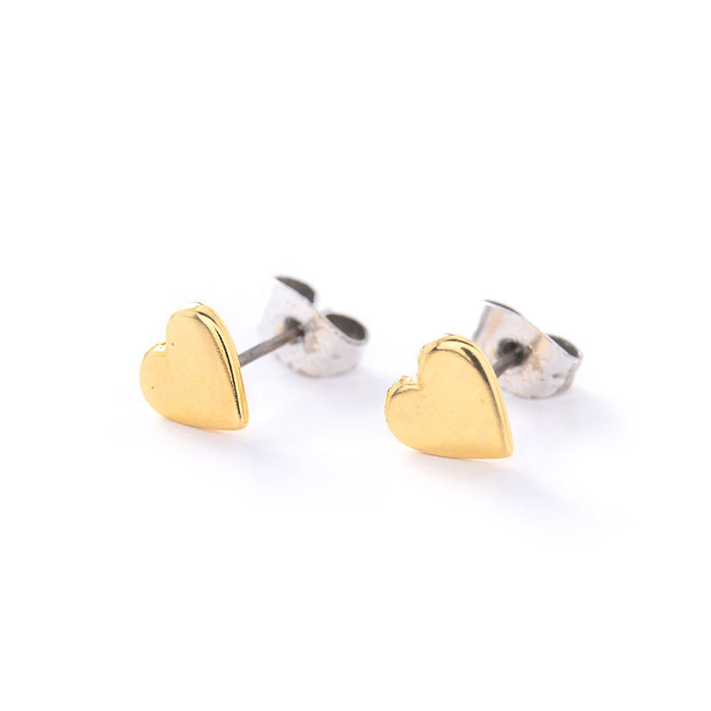 Stud Earrings - Hearts