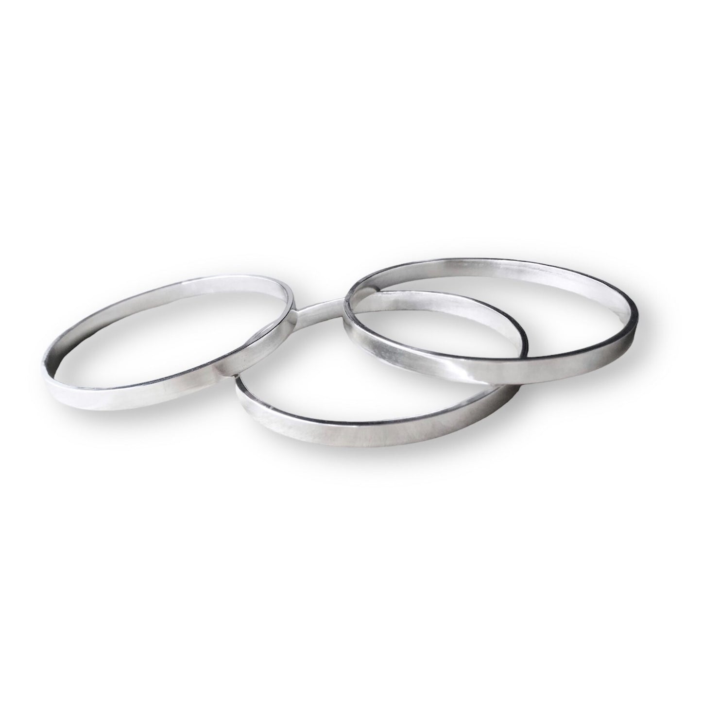 Sterling Silver Plain - Bangle