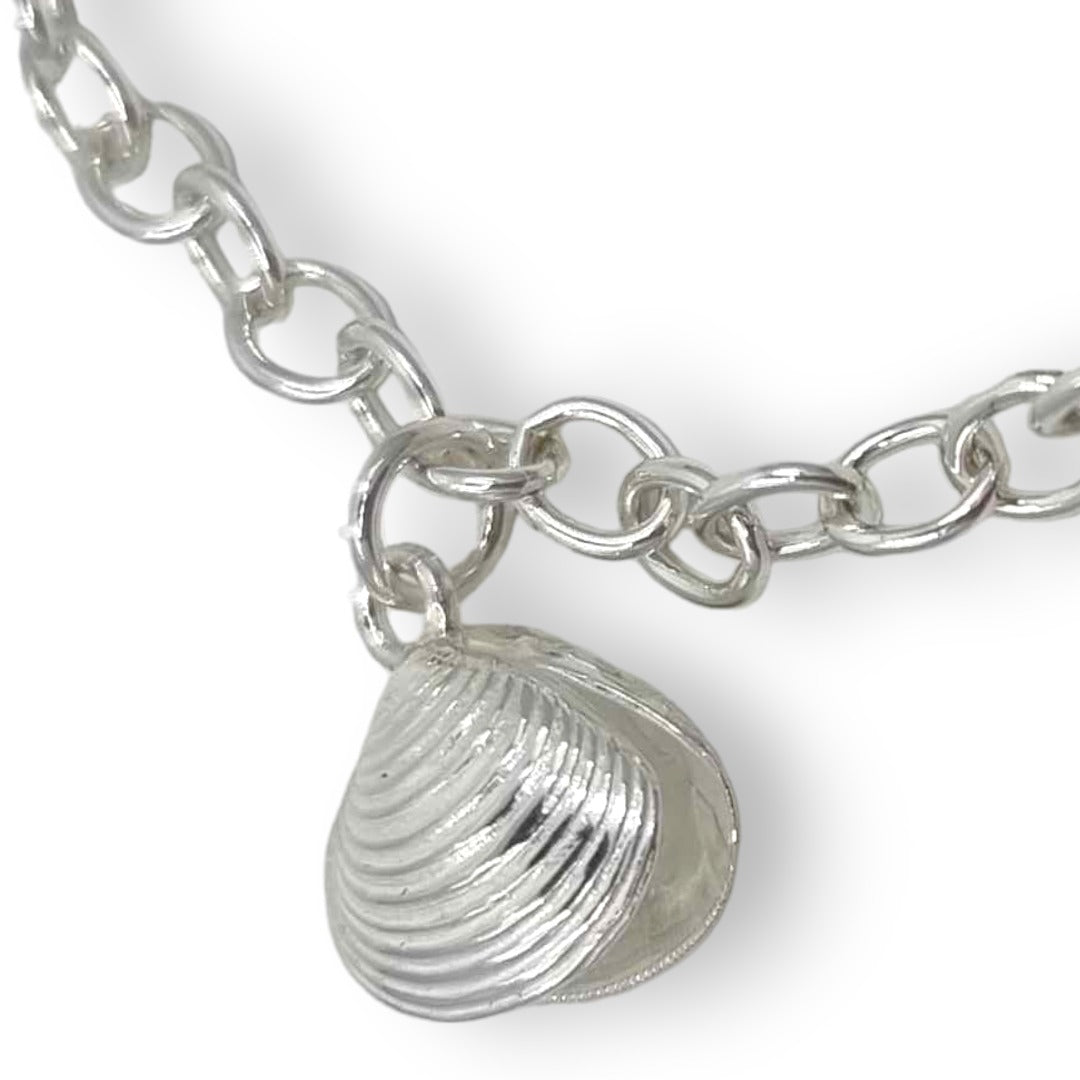 Venus Shell Charm and Bracelet