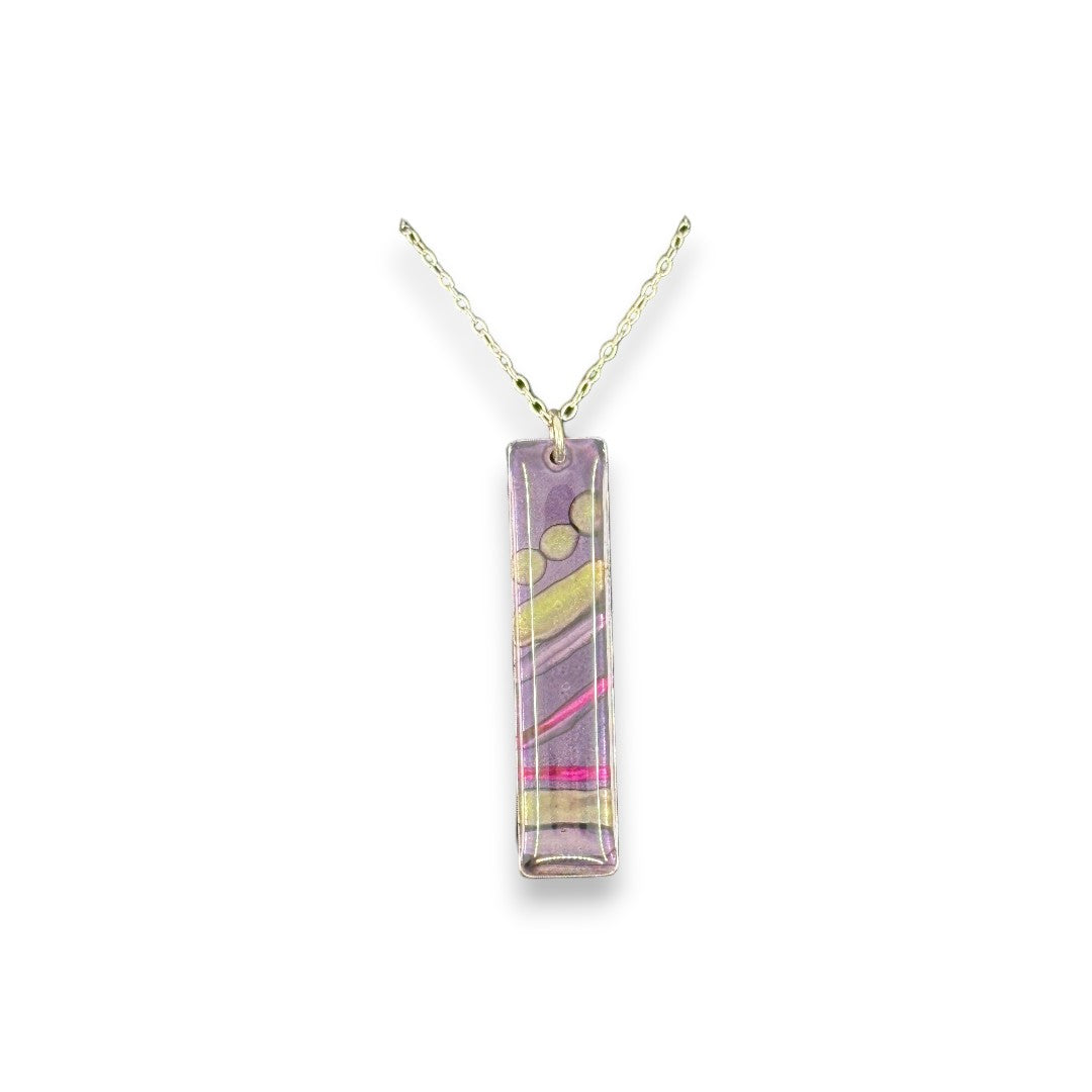 Inky Pendant - Pink & Purple