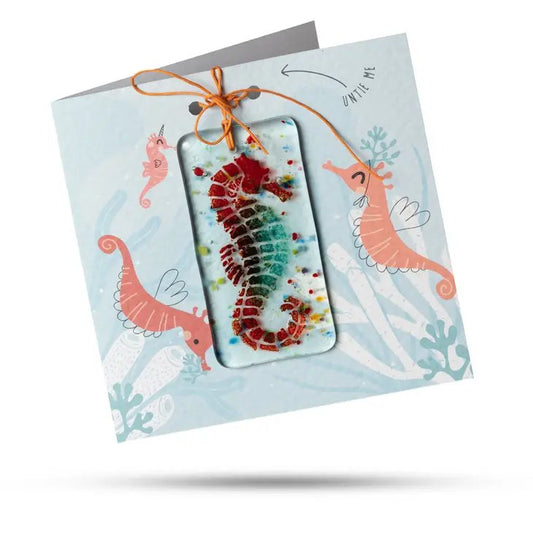 Charm Card - Seahorse
