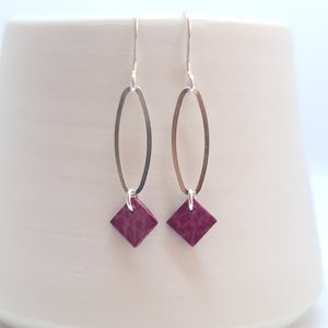 Square Droplet Earrings