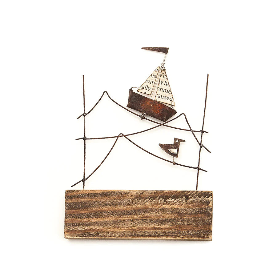 Sailing - Wood/metal sculpture
