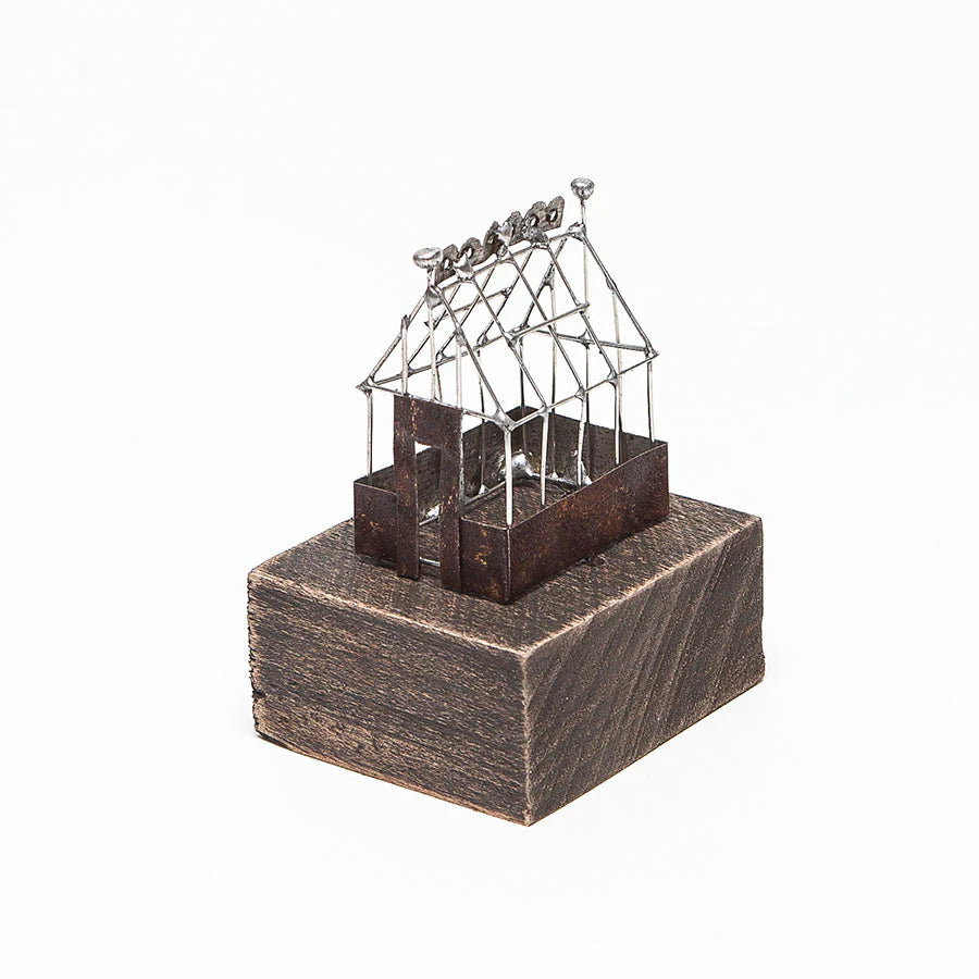 Greenhouse - Wood/metal sculpture