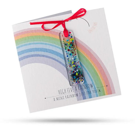 Charm Card - High Five A Rainbow (Whole)