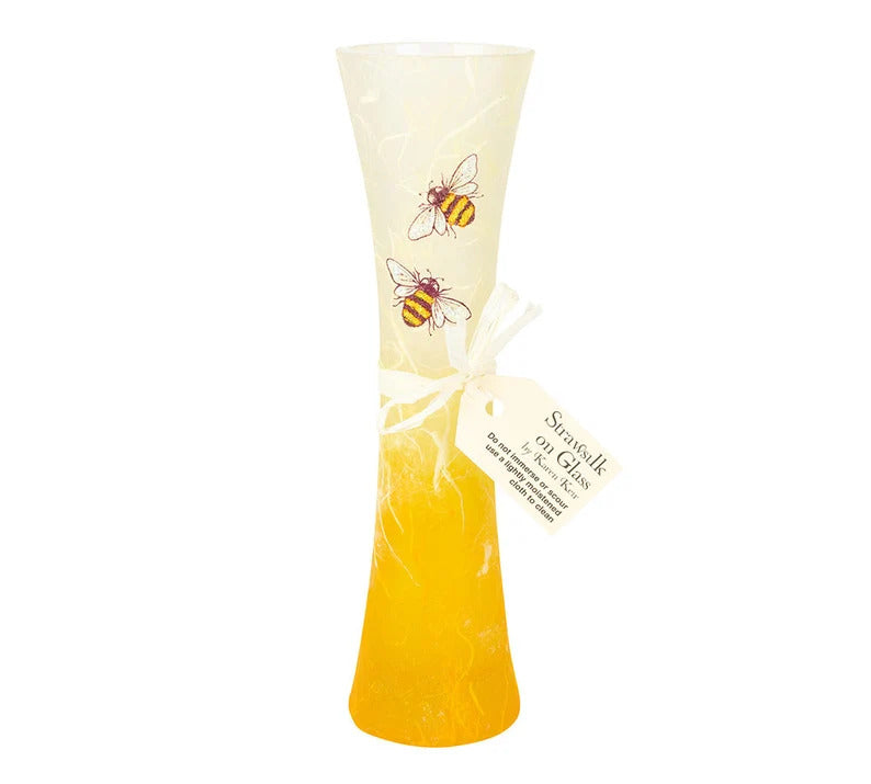 Bees - Strawsilk Glass