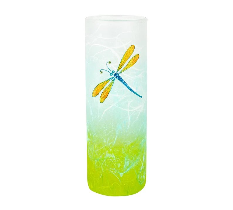 Dragonfly - Strawsilk Glass