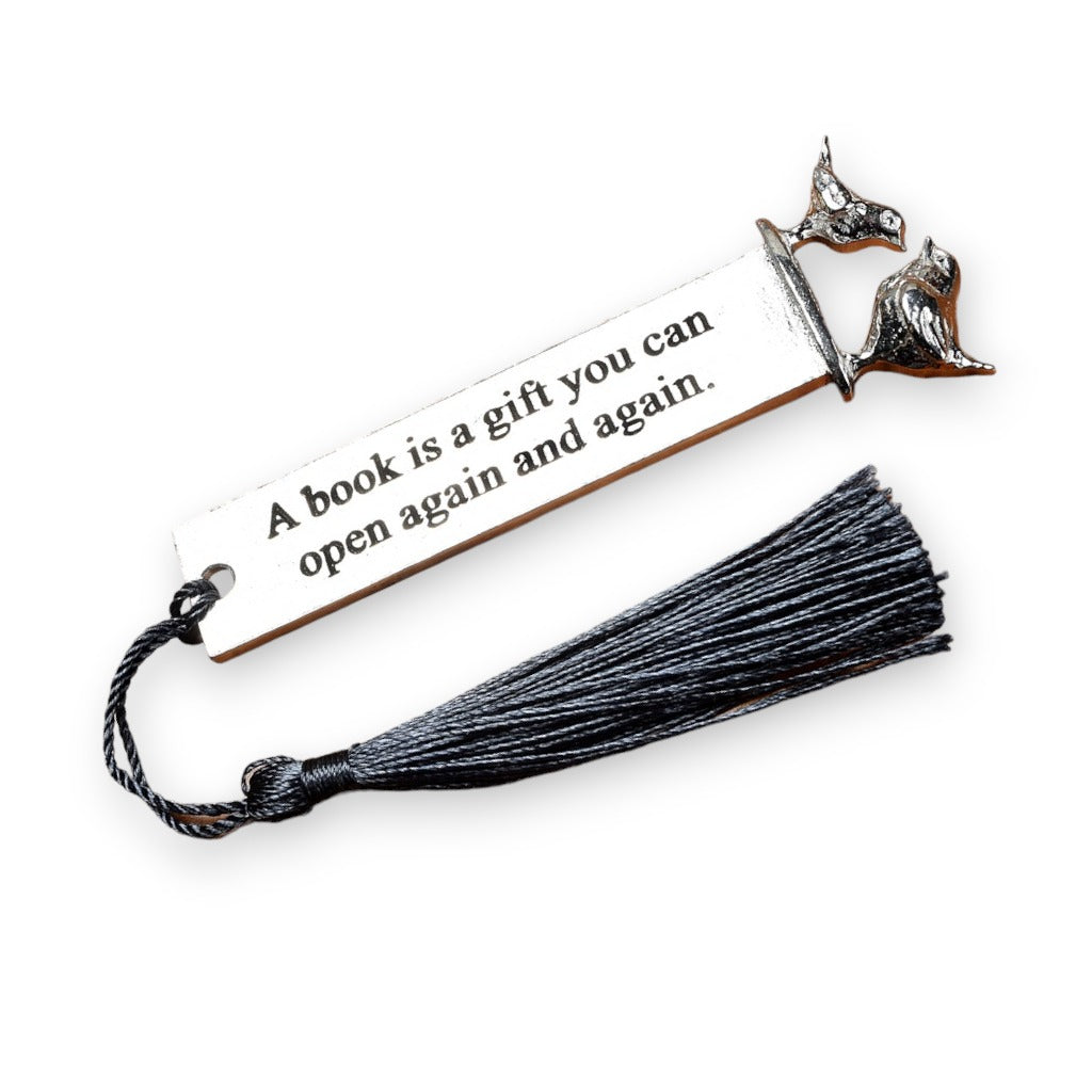 Pewter Bookmark - Wren & Robin