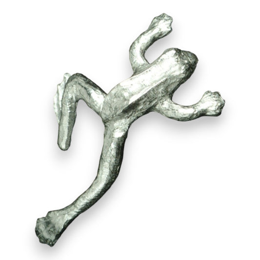 Pewter Brooch - Frog