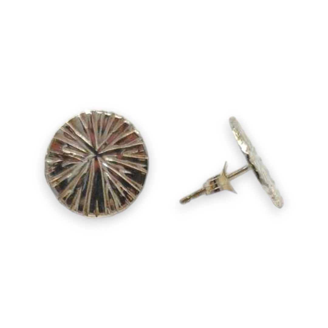 Silver Stud Earrings Ebbing Tide