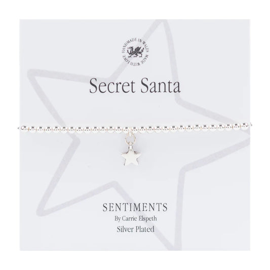 Sentiment Bracelet - "Secret Santa"