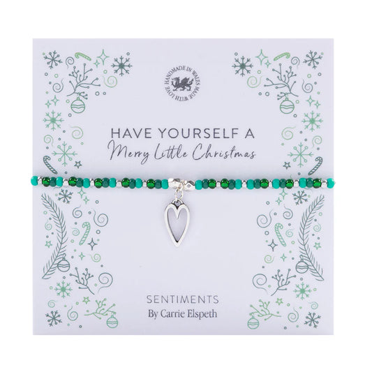 Sentiment Bracelet - "Have Yourself a Merry Little Christmas"