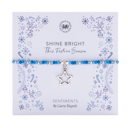 Sentiment Bracelet - "Shine Bright"