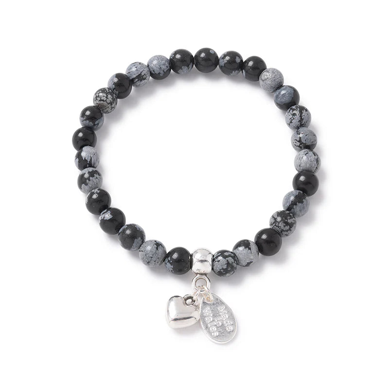 Snowflake Obsidian - Gemstone Bracelet